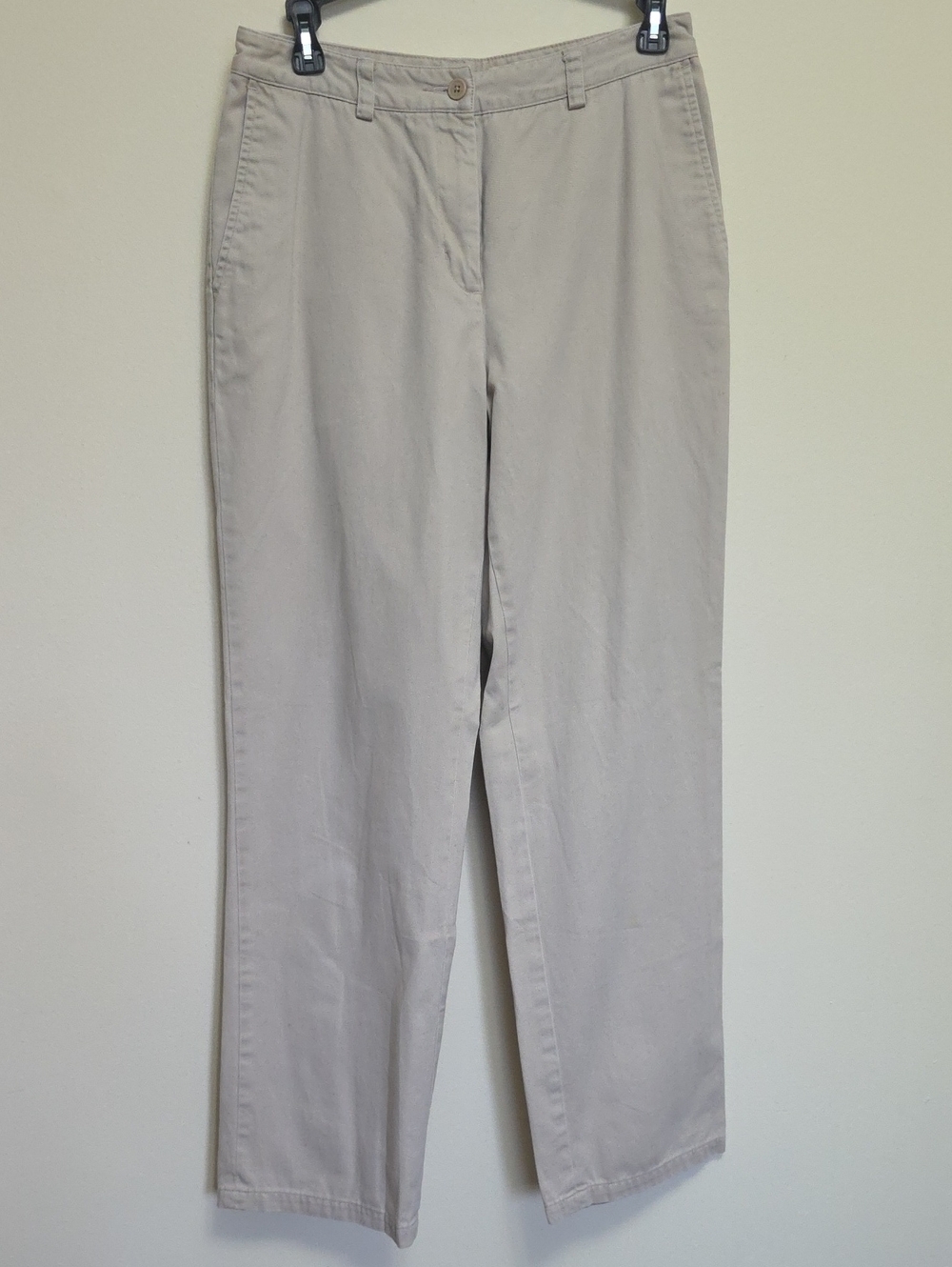 Eddie Bauer Light Taupe Cotton Pants